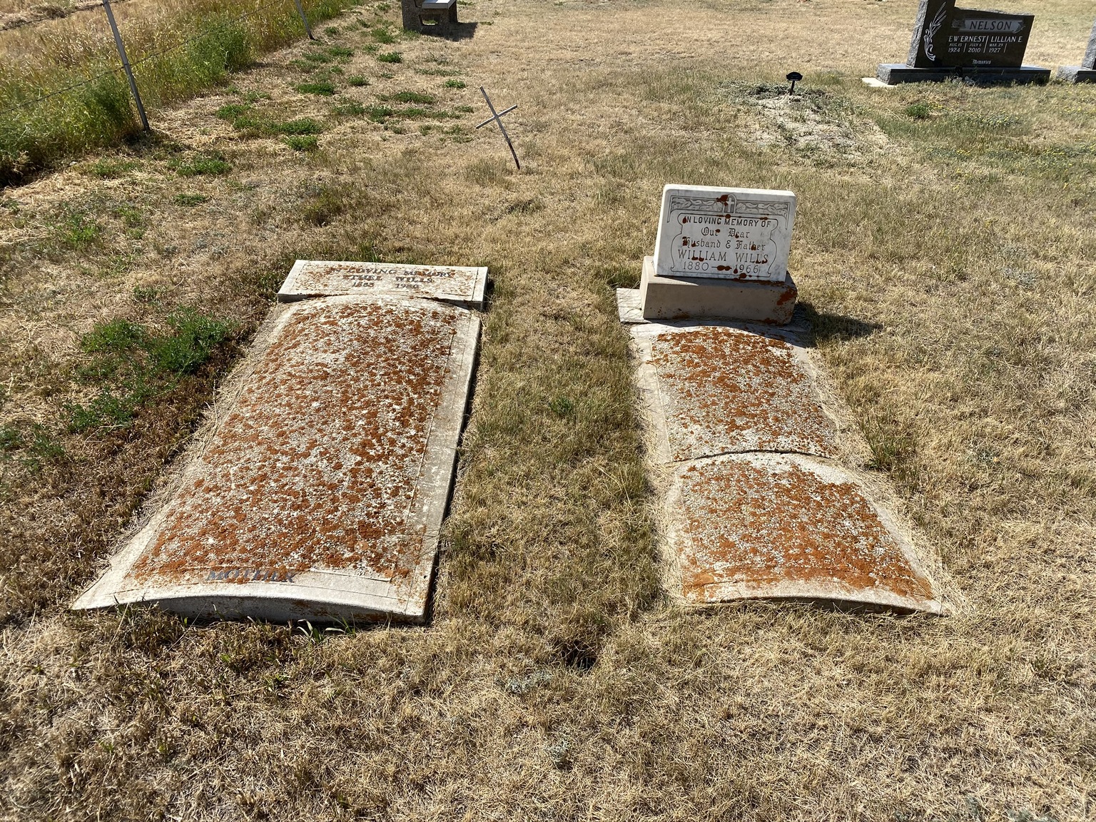 Wills Graves Ridgley Cemetary Frontier, SK